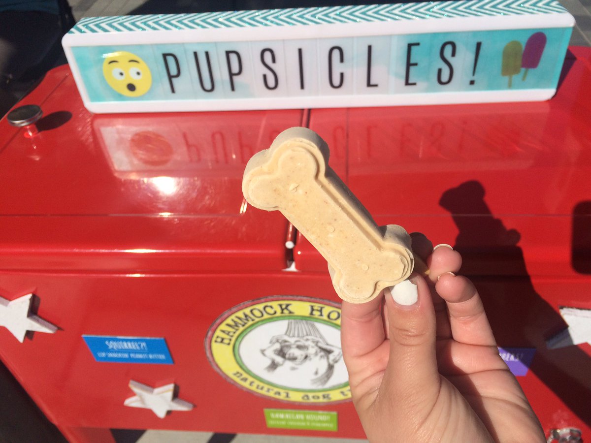 We've got #Pupsicles!! Come try our new #peanutbutter flavour 🥜👅 8-2pm today! #penticton #market #okanagan #buylocal #dogtreats #dogs #yummy