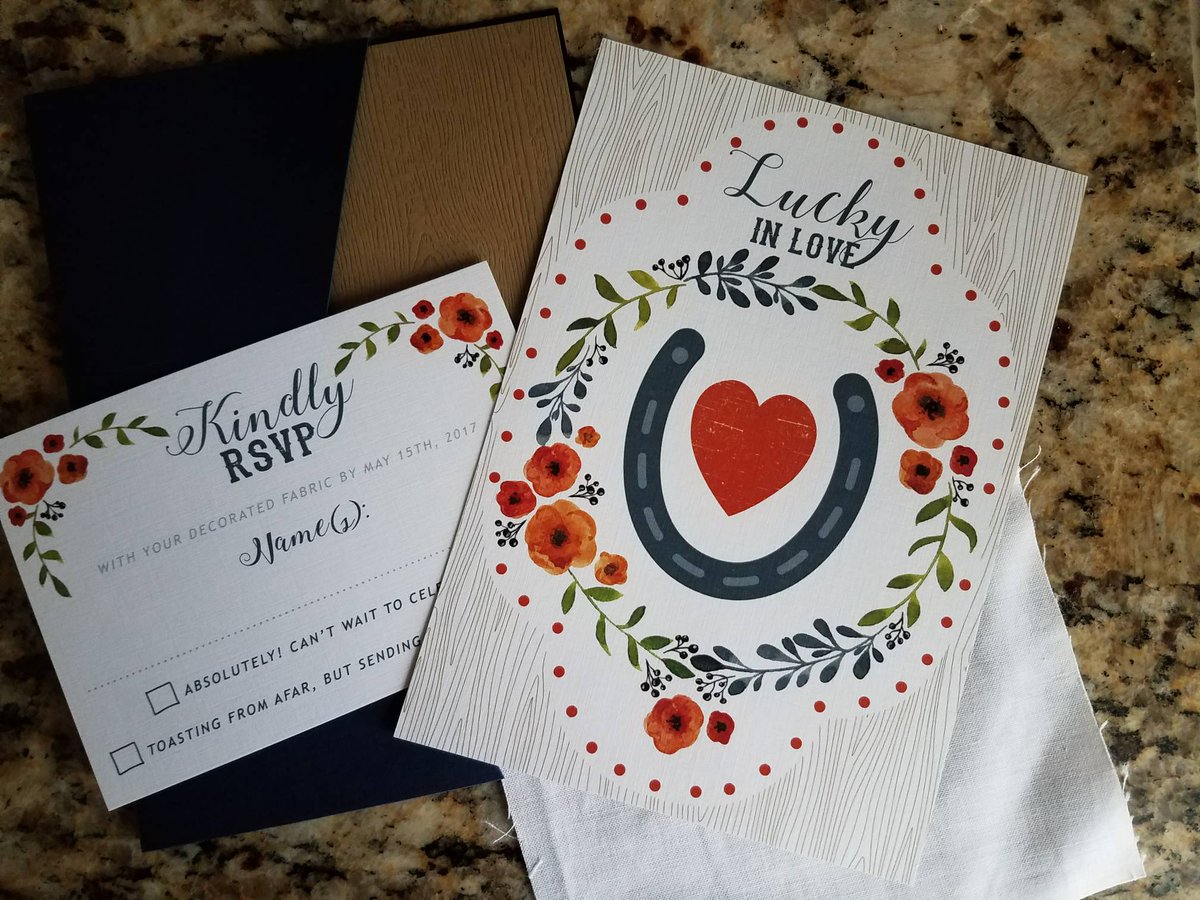 How cute are these #weddinginvitations? Less than 30 days to go!#luckyinlove #jewishwedding #summerwedding #beyondthebouquet #jaclynmichelle