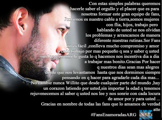 Hoy y siempre recorda que Sos nuestra Luz ❤️❤️ <a href="/willylevy29/">William Levy</a>  #Hermoso @fansEnamorada29