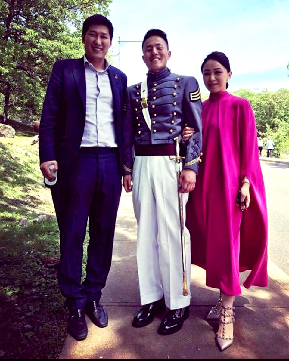 battushb's tweet image. With the Mongolian West Point grad! #class2017 #westpoint