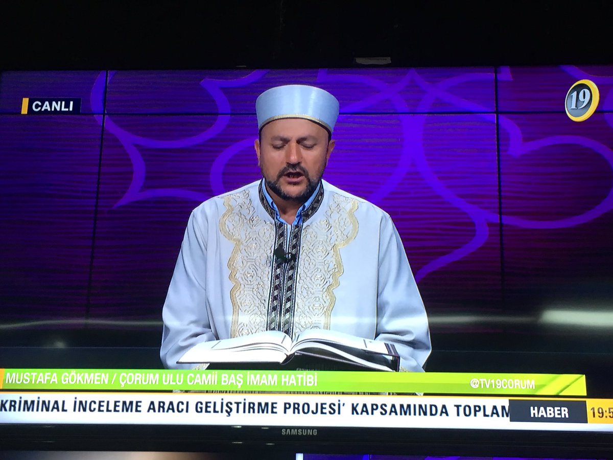 TV19Corum's tweet photo. TV19 ekranlarından Aşr ziyafeti devam ediyor.
#Ramazan #HoşgeldinRamazan #tv19 #Çorum https://t.co/DD1YByno04