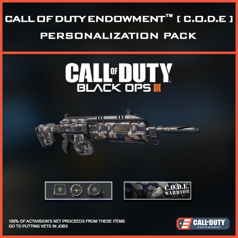 CallofDuty's tweet photo. This #MemorialDay, support those who have served. Pick up the Call of Duty Endowment Personalization Packs and help get vets back to work. https://t.co/OiZHUocqCa