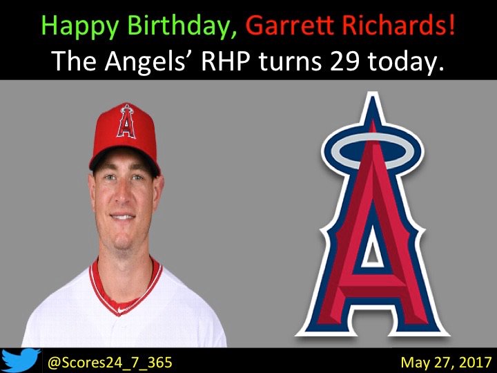  happy birthday Garrett Richards! 