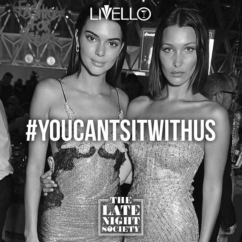 Tonight <a href="/p_la_y/">p_la/y</a> &amp; <a href="/docjnr/">Doc Jnr</a> &amp; The Late Night Society takeover LIVELLO! #SoldOutSaturday 🍾🎬🥂 #YouCantSitWithUs