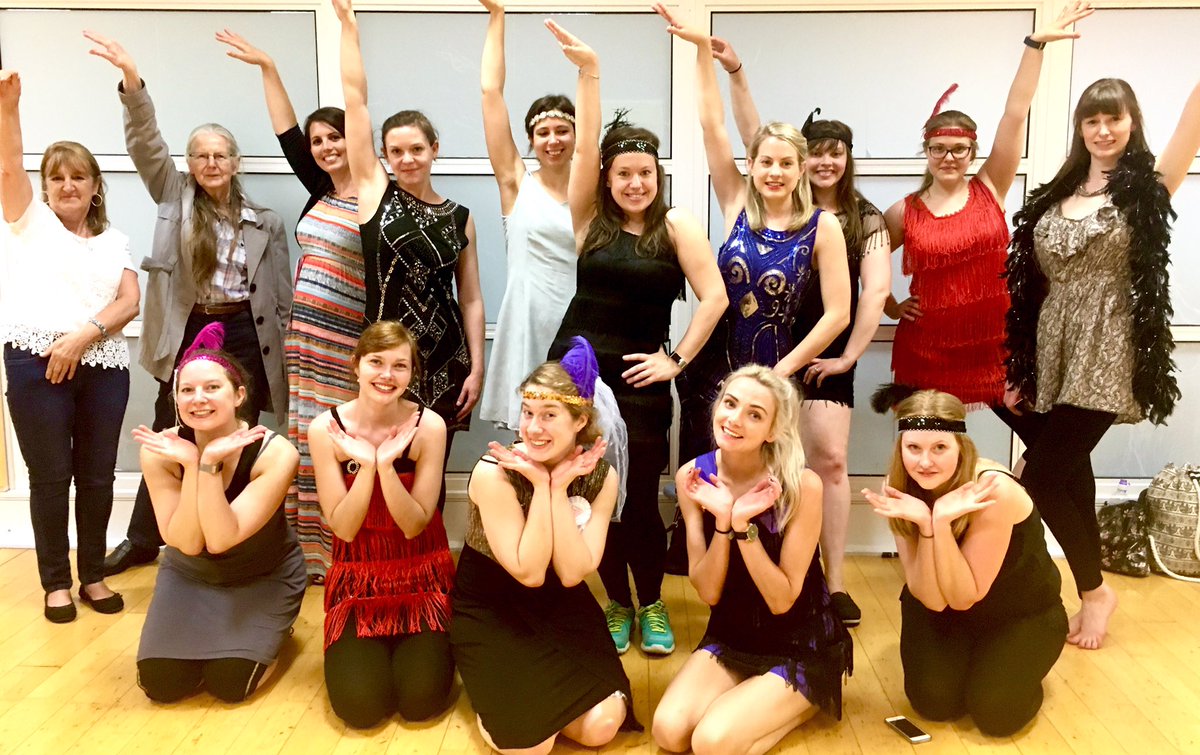 Cat's fabulous flapper girls for her #Charleston #henparty in #Cheltenham today. <a href="/CheerleadingCo/">Cheerleading Company</a> #CheerCoHens