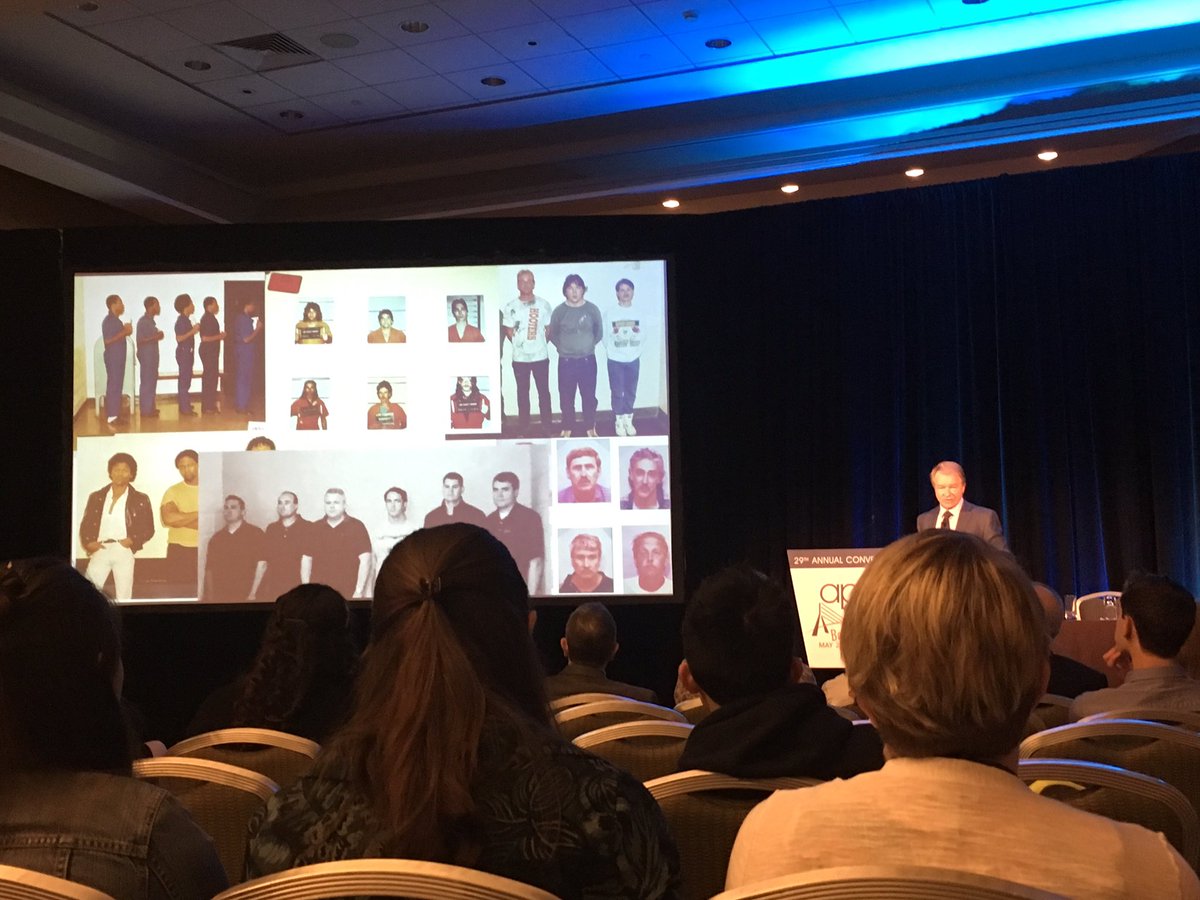 DerynStrange's tweet image. Congratulations to Gary Wells, James Mckeen Cattell Award winner for lifetime of critical research on eyewitnesses #apls2017 An inspiration