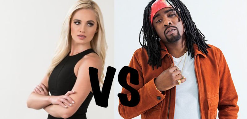 Once again head snowflake Tomi Lahren is chin-checked by @Wale: trib.al/9YTHsBD