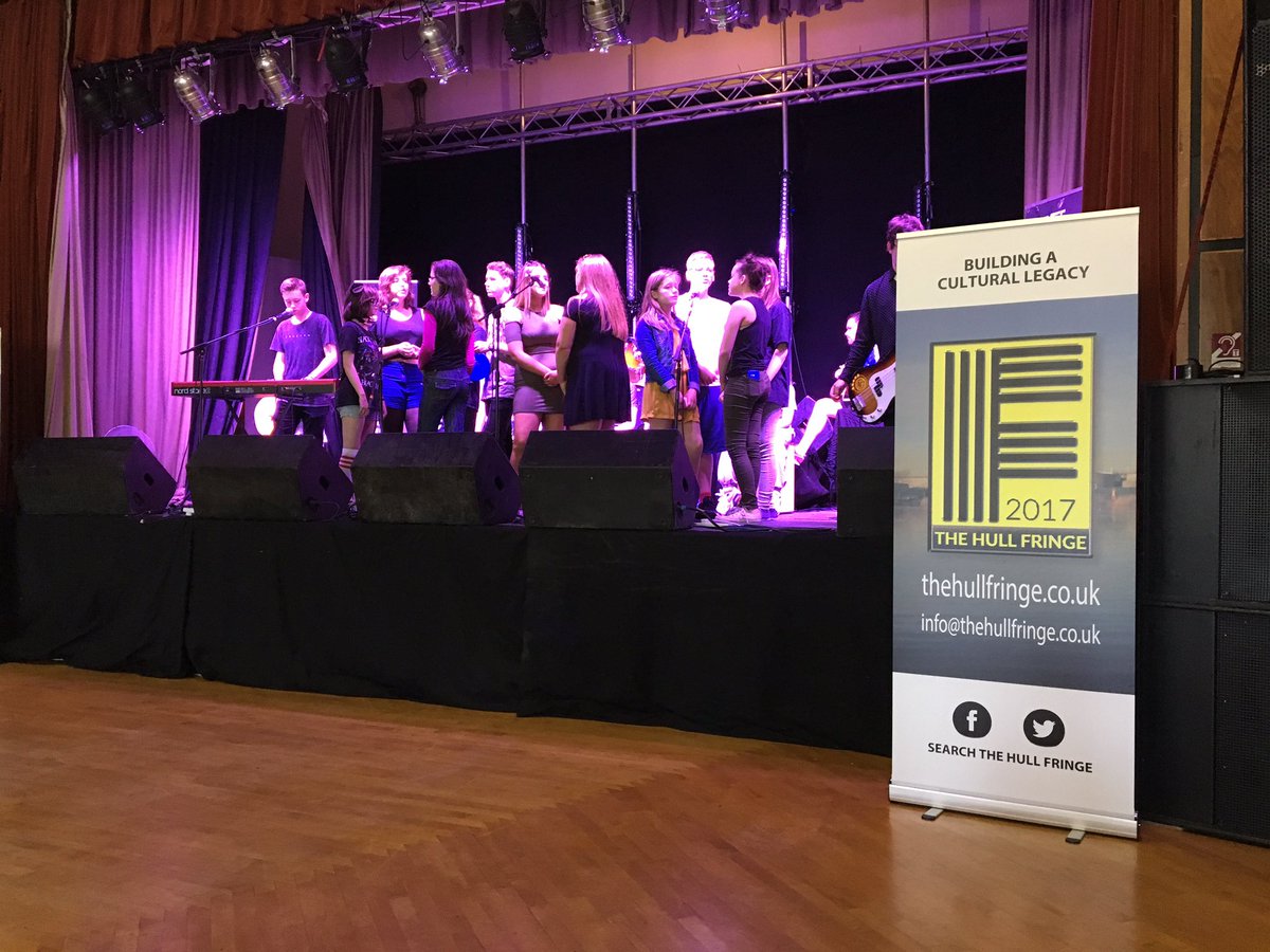 <a href="/CottSpringboard/">Springboard Festival</a> with this lot. Inspiring bunch of young people <a href="/HuFringe/">The Hull Fringe</a>