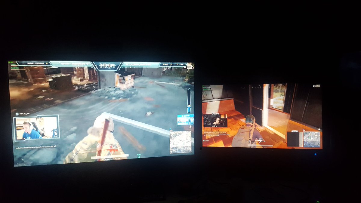 HeavyD149's tweet photo. Watching duos the right way @Ninja_TB and @DrLupoOnTwitch #2screens #2streams https://t.co/KBWfRPb4cl
