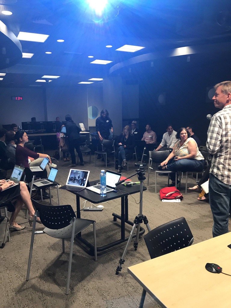 craigdietrich's tweet photo. Awesome DH SoCal summit yesterday! Thanks for organizing @FAlbrezzi @patriksv! #ucladhsem #socaldh #dhsocal https://t.co/mgb77RShK5 https://t.co/Md9xAGN60v