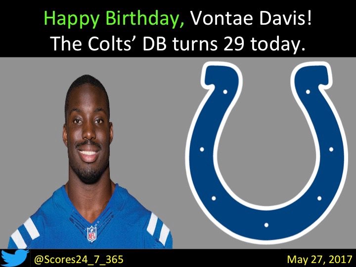  happy birthday Vontae Davis! 