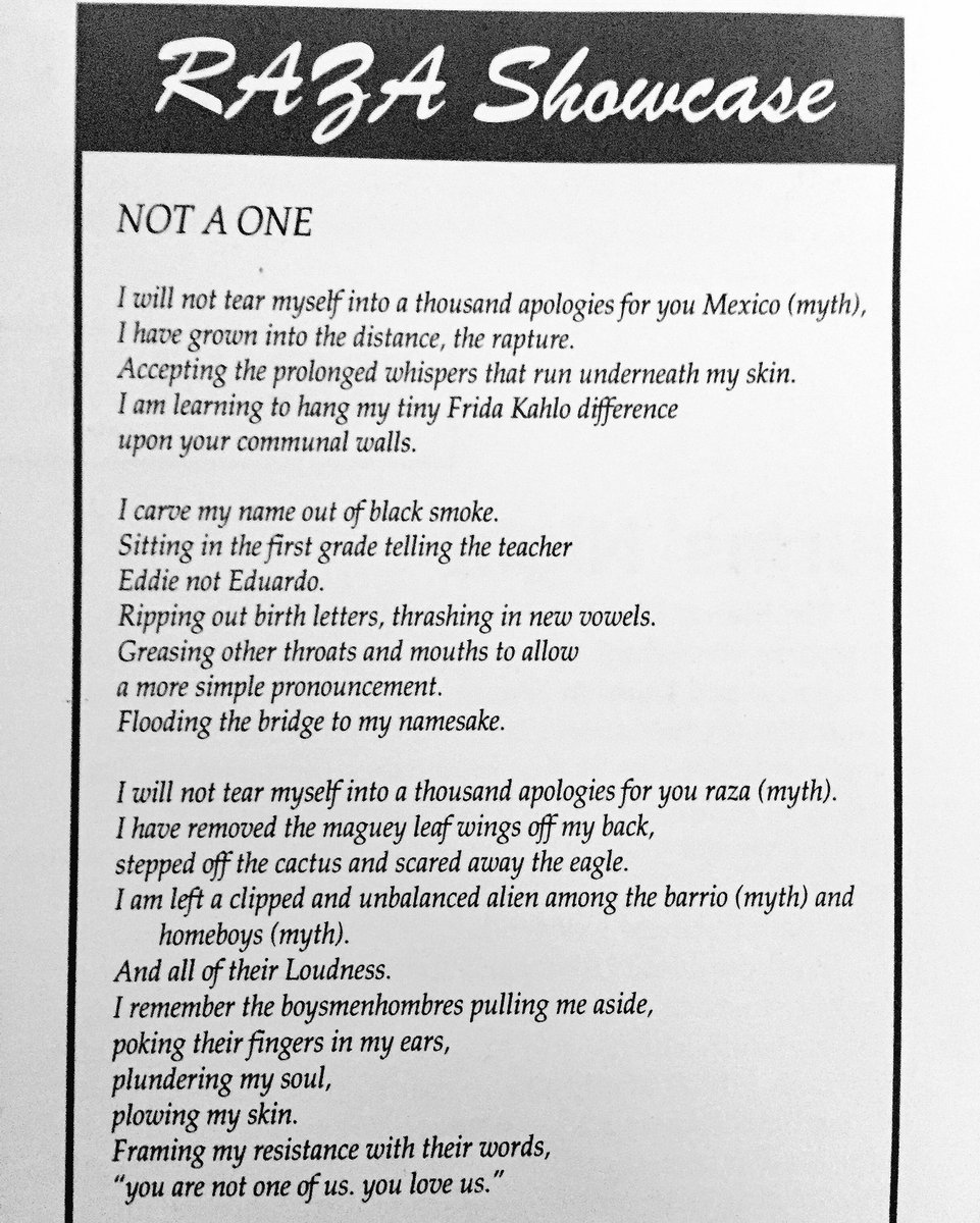 EduardoCCorral's tweet photo. My first published poem! Spring 2007. #OldNotebooks #BabyChicanoPoet #ArizonaState https://t.co/jLj5730BoG