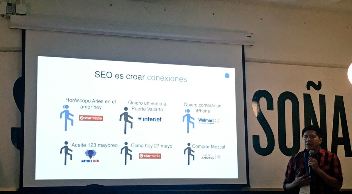 BloguerasMex's tweet photo. Conociendo más sobre #SEO con @phartell en el #wcmex #wpcdmx. Creando conexiones https://t.co/V0N6gzjPuU