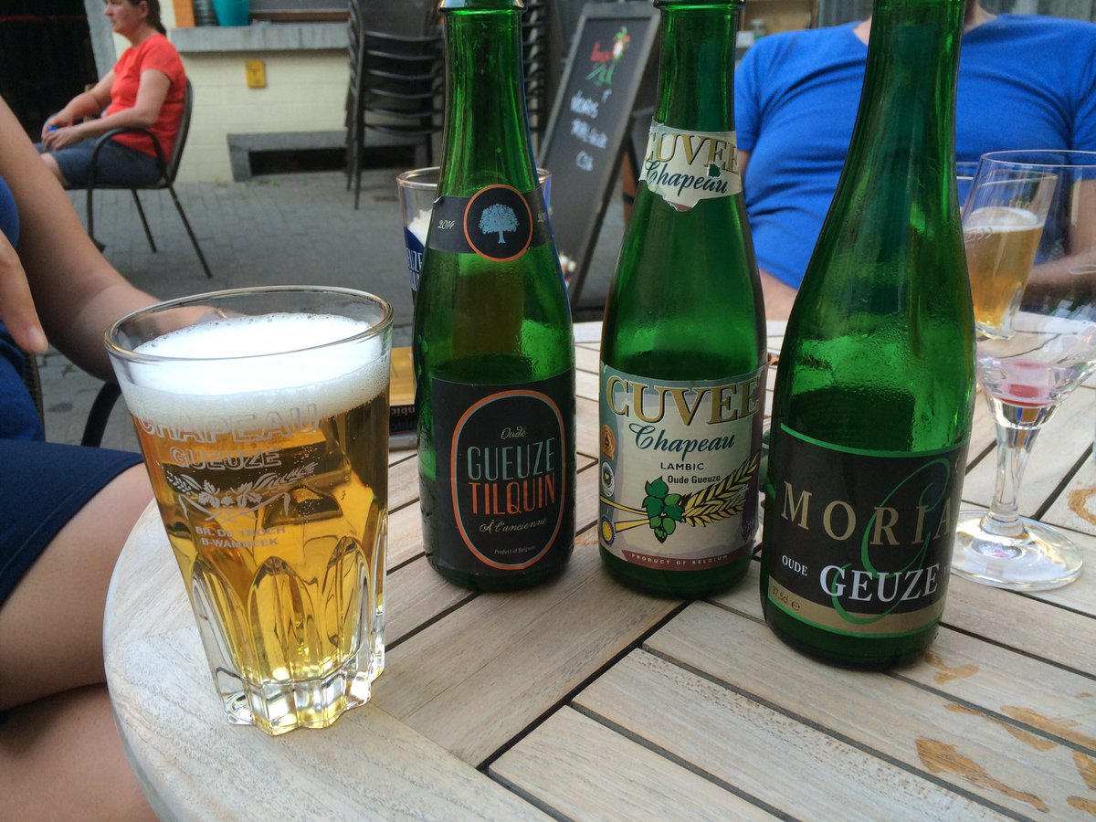 TheCurfew2014's tweet photo. The De Troch Cuvée Chateau lambic is currently getting some big licks. Mind, Tilquin &amp; Moriau is pretty high class back up https://t.co/K0ti16NAym