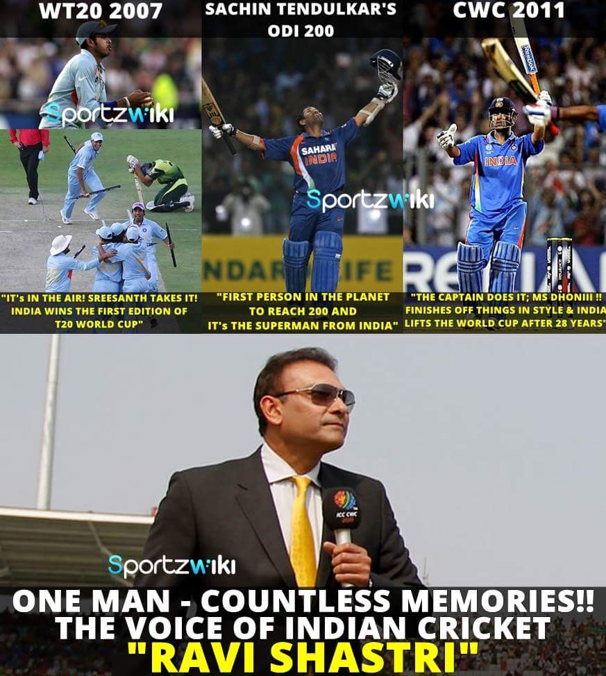 Remember that awesome commentary by Ravi Shastri? 

Happy birthday the Voice of Indian cricket, Ravi Shastri ! 