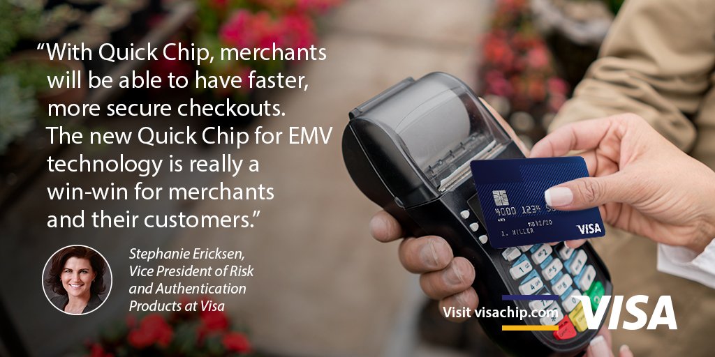 VisaSecurity's tweet photo. .@GoClearent was among the first payment processors to complete certification of a #QuickChip solution. Learn more: https://t.co/ZylMWL2bYk https://t.co/jA2m2KVzJw