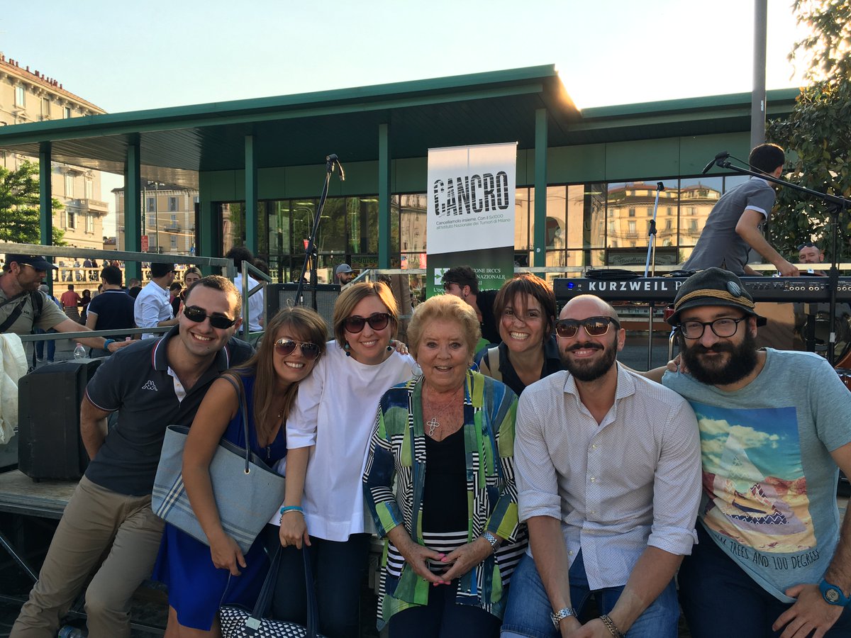 #giovaniINT con #WilmaDeAngelis per la campagna #5x1000. #IstitutoNazionaleTumori #Milano