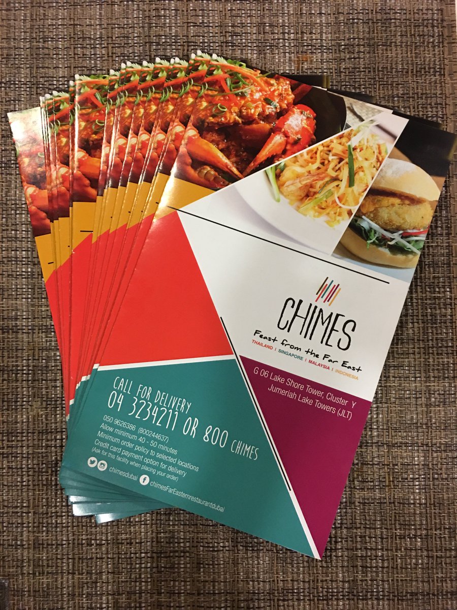 Shenikadl's tweet photo. Check out our new menu at @ChimesDubai https://t.co/3BiMBxxgG3