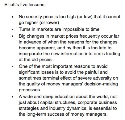 Paul Singer's Elliott Management Discloses Five Major Investing Lessons