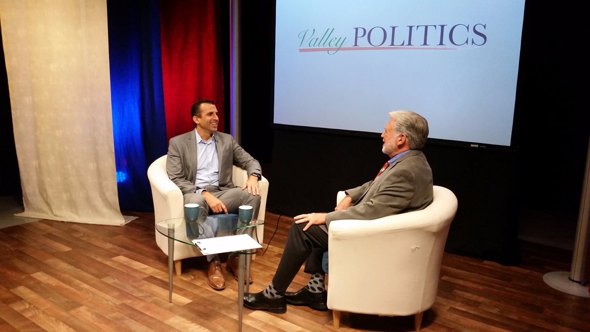 Valley_Politics's tweet photo. Terry talks with Mayor @sliccardo re: the city's current budget situation, response to recent flooding &amp; more. Watch the interview June 7! https://t.co/gk4h3bZ3WG