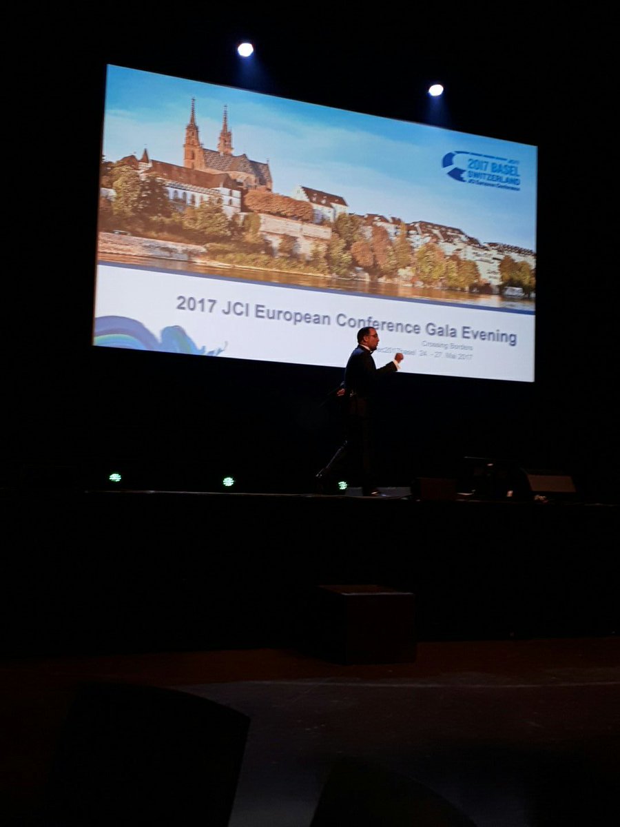 jciireland's tweet photo. Conference Chsirperson JJ Saying goodbye to 1400 delegates #ec2017basel https://t.co/qr72tmAstV