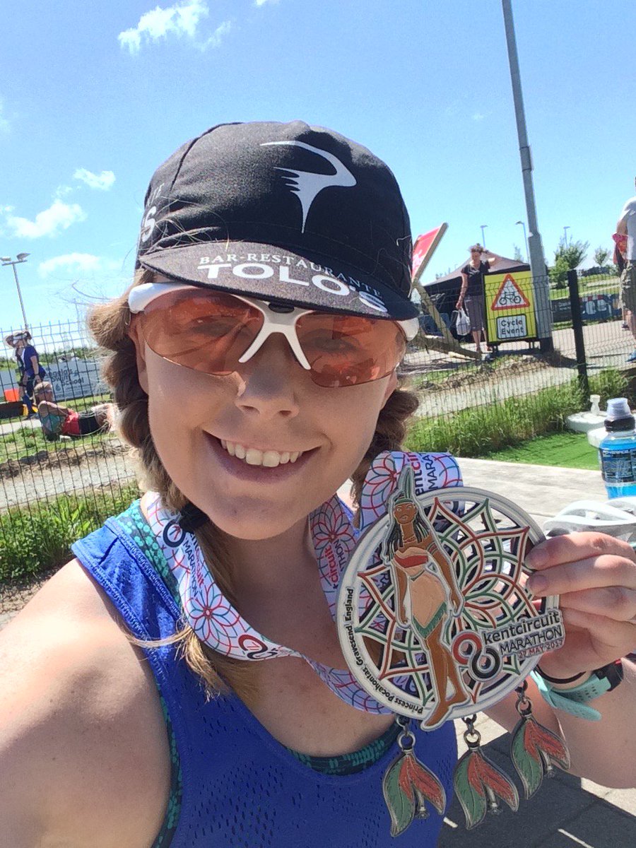 alycaldwell92's tweet photo. Thanks for a great marathon @Inspireraces bit too generous with the sun though 🌞🌞 #toohottorun #marathonaddict #kentcircuitmarathon https://t.co/xUNxhlRClC