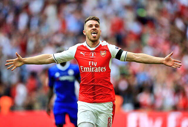 PhotosArsenal's tweet photo. AARON FUCKING RAMSEY FA CUP KING https://t.co/QWZlokmLdC