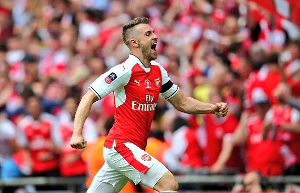 PhotosArsenal's tweet photo. AARON FUCKING RAMSEY FA CUP KING https://t.co/QWZlokmLdC