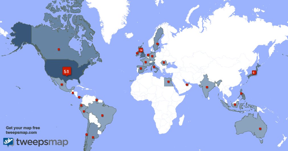 I have 2 new followers from USA last week. See tweepsmap.com/!Clify_Chu