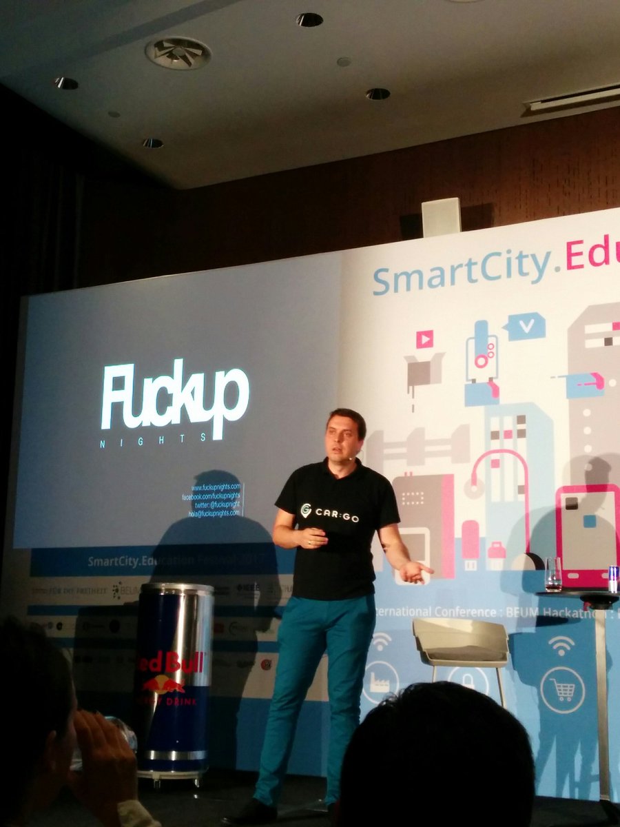 ICTHubBgd's tweet photo. Vuk from @trucktrackco and Vuk from @AppCarGo #fuckupnights in #belgrade , great stories so far! https://t.co/WWP0PkzxEA