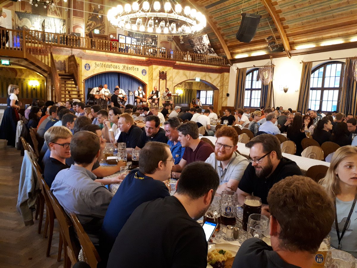wolpi59's tweet photo. @pyconweb afterglow in @HofbraeuhausMUC https://t.co/4naQ6hdenh