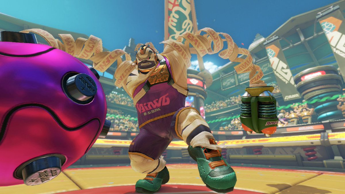 tommydesigns's tweet photo. Love the #ARMS #NintendoSwitch https://t.co/r4897MCce9