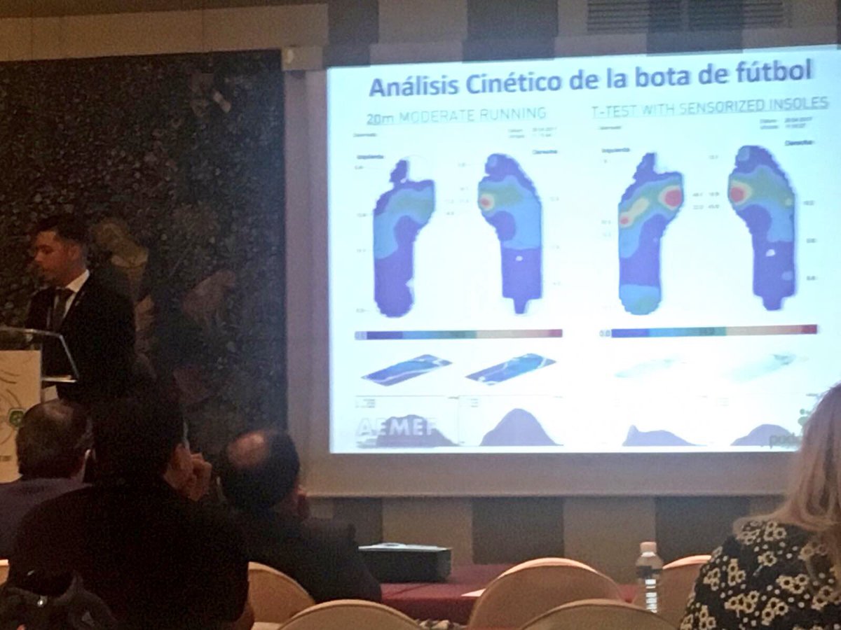 podoantonio's tweet photo. Magnífico congreso #AEMEF,un placer haber podido participar hablando de personalización botas de #Fútbol #Podoactiva #Podologia #Biomecanica https://t.co/8oQUXQn9vX