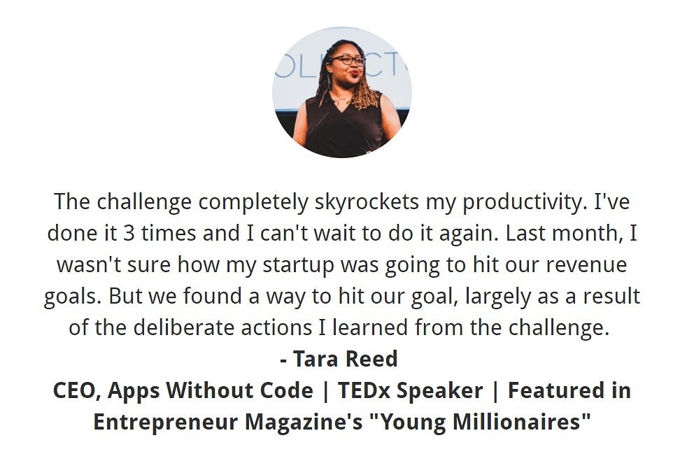 thomaskrstovall's tweet image. JUNE 5 DAY #DELIBERATEGOALSETTING CHALLENGE - 36 hours left to apply at
IntentionMastery.com!
TESTIMONIAL:
@TaraReed_ #AppsWithoutCode
