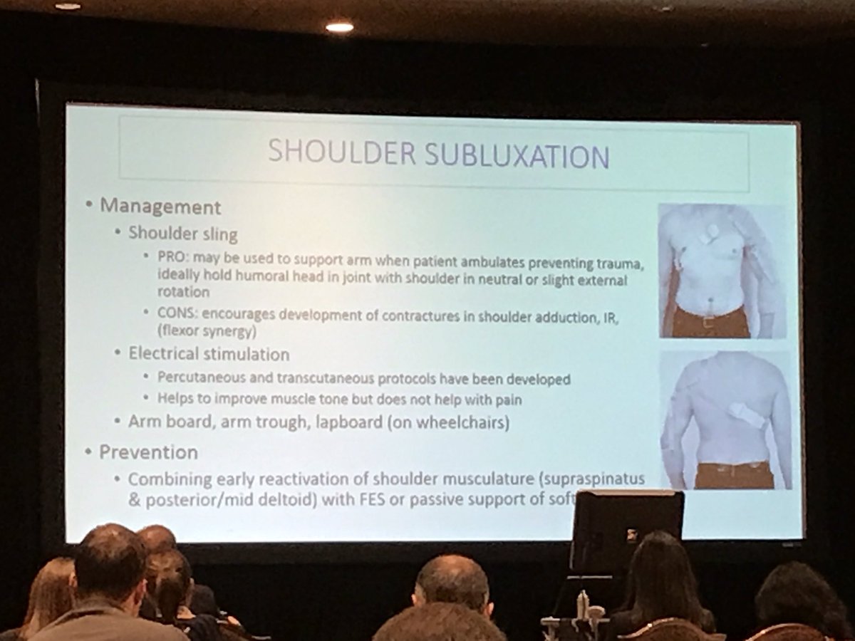 jesstrier's tweet photo. Dr. Ricardo Viana discusses hemiplegic shoulder pain, including management of shoulder subluxation @daddyrv #CAPMR2017 https://t.co/o2QRL57SKu