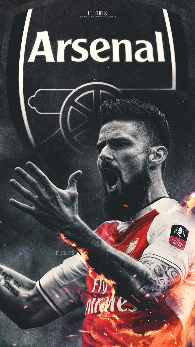 F_Edits's tweet photo. #FACupFinal Olivier Giroud 
#AFC @_OlivierGiroud_ https://t.co/8w4cGR5wUE