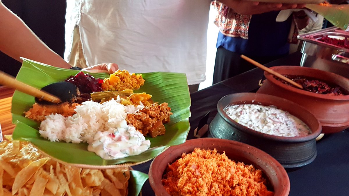 saapaadu's tweet photo. A few moments from our @southbankcentre #KeralaToKayts #AlchemyFestival event, with chef @Suhanya_N, @VeensBeans  @Miss_GPie @YoungDocsMusic https://t.co/eUHyC70ji6