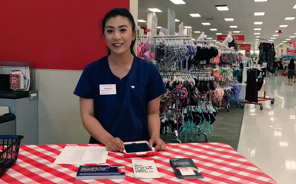 KalenaNguyen's tweet photo. Nancy greeting customers on their way in! Now that's CVS service! #growth #d4fam #R85loyalty #patientactivation https://t.co/u1DFXwFB84