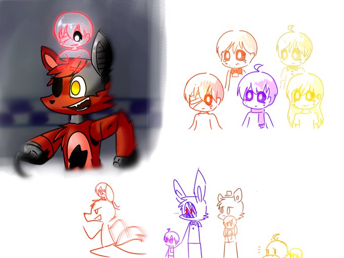 Fnafのtwitterイラスト検索結果 古い順