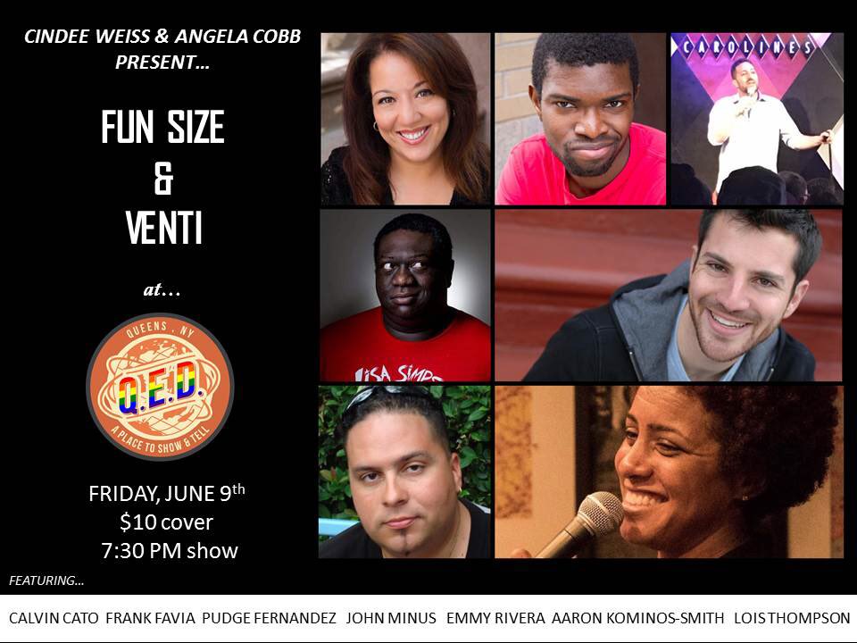 FunSizeAndVenti's tweet photo. Friday, June 9th...join us for the next #FunSizeAndVenti @QEDAstoria!!! https://t.co/hjMLAMhiB7