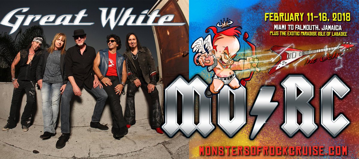 MonstersCruise's tweet photo. #MORFamily @GreatWhiteRocks sail into the #Caribbean on the 2018 @MonstersCruise #BookYourCabin #CruiseLife #RockNRoll https://t.co/mApPuwW8ca