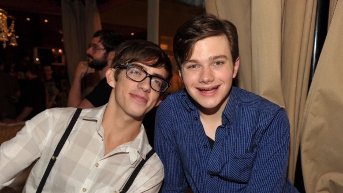 druidDUDE's tweet photo. Happy bday to the smartest boy there ever was. @chriscolfer, u constantly amaze me. (This is the 1st pic that pops up of us on google) https://t.co/5vqWpQ1cja