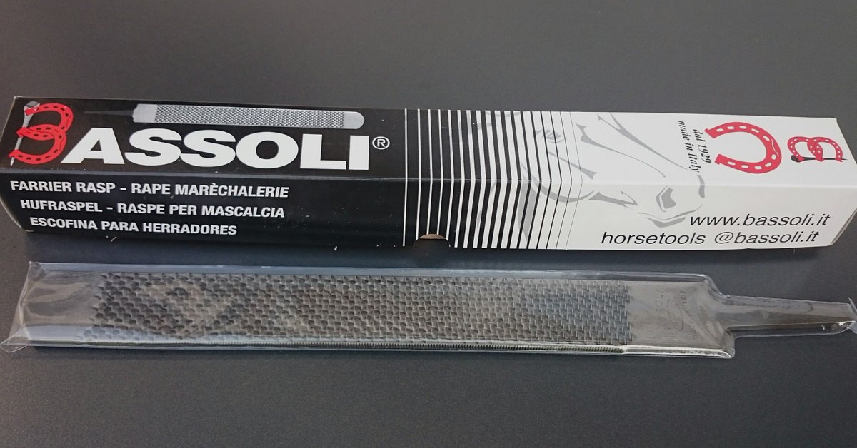 Look our range of hoof rasps made in italy brand Bassoli