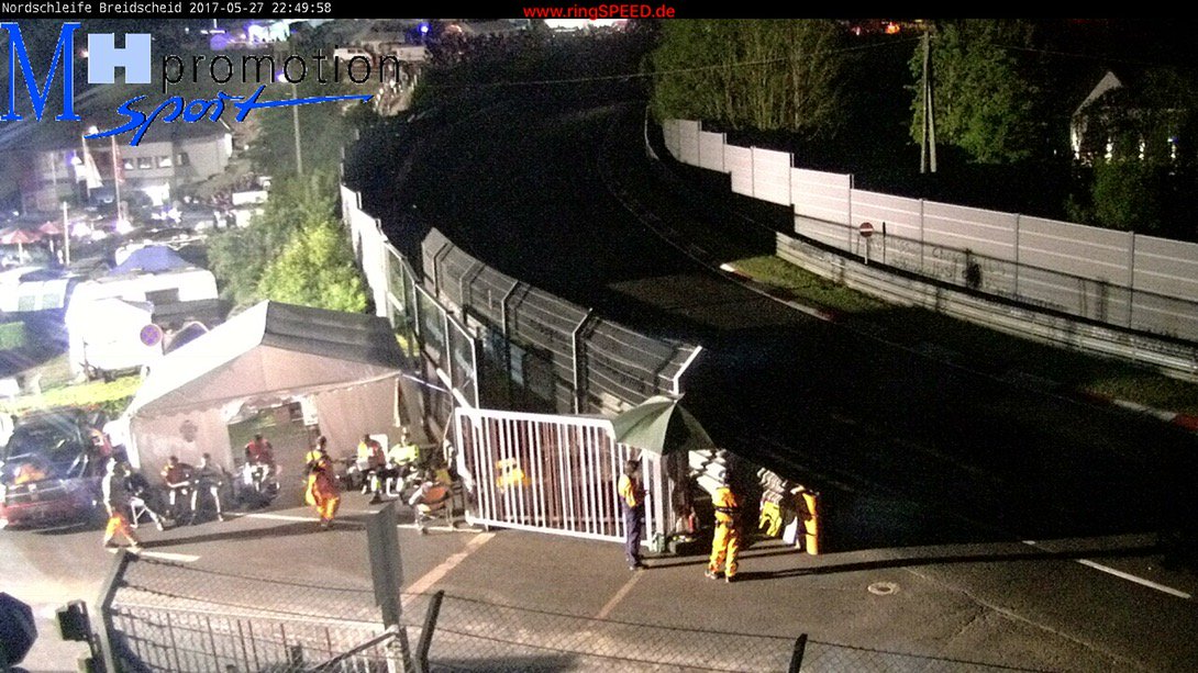 Ausfahrt Breidscheid ist taghell erleuchtet! #nring #n24h #24hnuerburgring