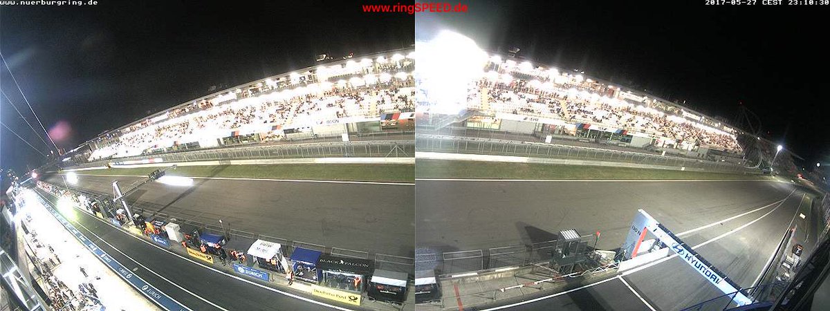 Auch in der Boxengasse sieht es nach Rennromantik aus. #lasttweet #n24h #nring