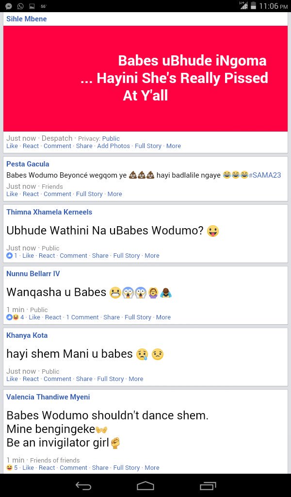 MbeneSihle's tweet photo. 😂😂👏 Babes Deserves Stiff Shit Se1818 Qha Qwaba! #SAMA23 https://t.co/ucSX5wvfw4