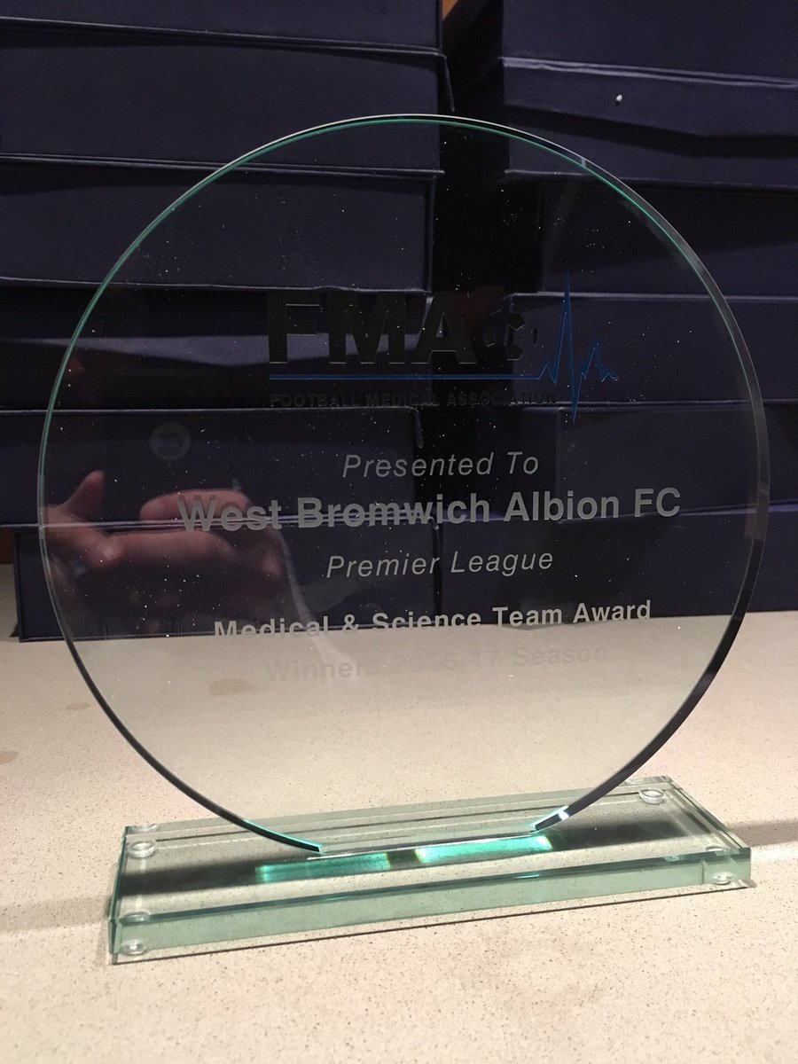 StrengthWBA's tweet image. Premier League Medical and Science Team of the Year
