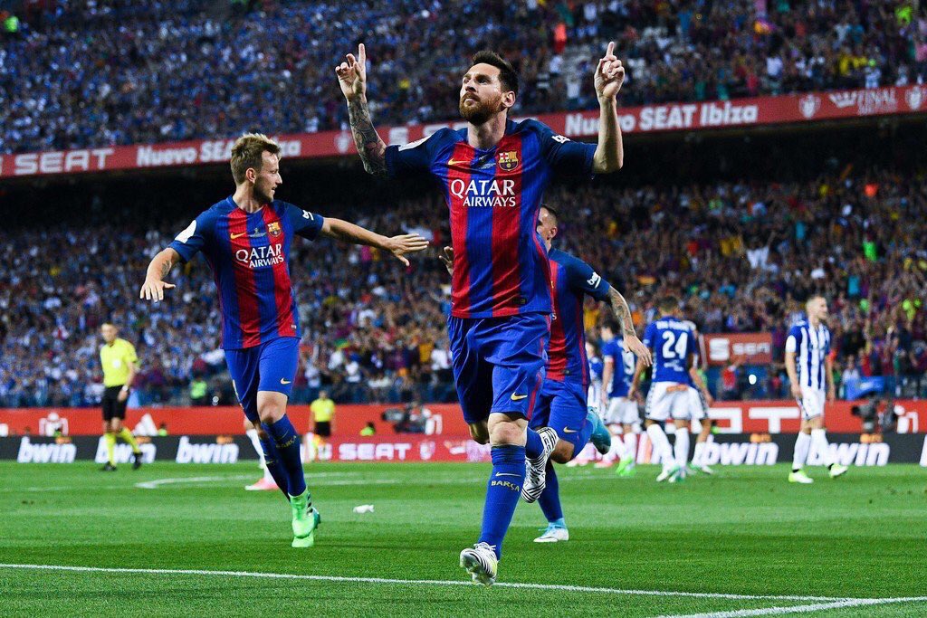 Al Barcellona di Messi la Coppa del Re: 3-1 al Deportivo Alavés