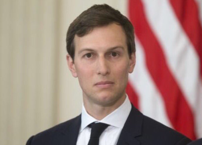 RealMuckmaker's tweet photo. Kushner has committed high crimes as Trump's right hand son-in-law and his security clearance should be revoked now! Same goes for all of em https://t.co/bU3sJrJ0wo