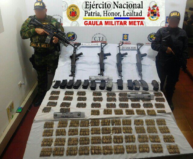 Ejercito_Div4's tweet photo. #ÚltimaHora contundente golpe propina la Séptima Brigada a la parte armada del Grupo Armado Organizado los Puntilleros https://t.co/mrdYuqQEiU